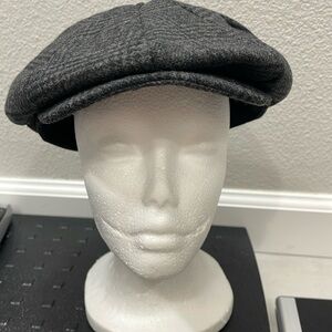 Men’s Vintage Newsboy Gatsby Hat Blend Wool Flat Ivy Cabbie Autumn Winter Cap